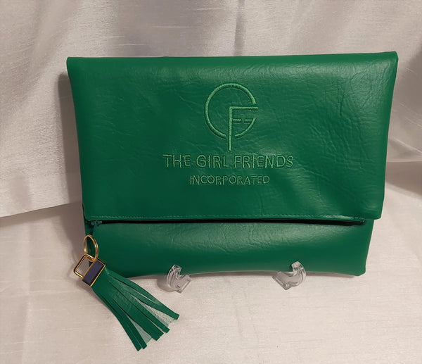 The Girl Friends Inc Faux Leather Clutch Purse