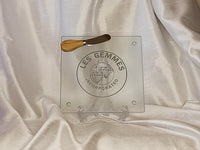 Les Gemmes Inc Cheeseboard and Spreader