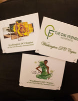 The Girl Friends Inc Note Cards Personalized with Name or Chapter Name and Rhinestone Pen