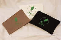 The Moles Zip Pouch with Embroidered Moles Logo